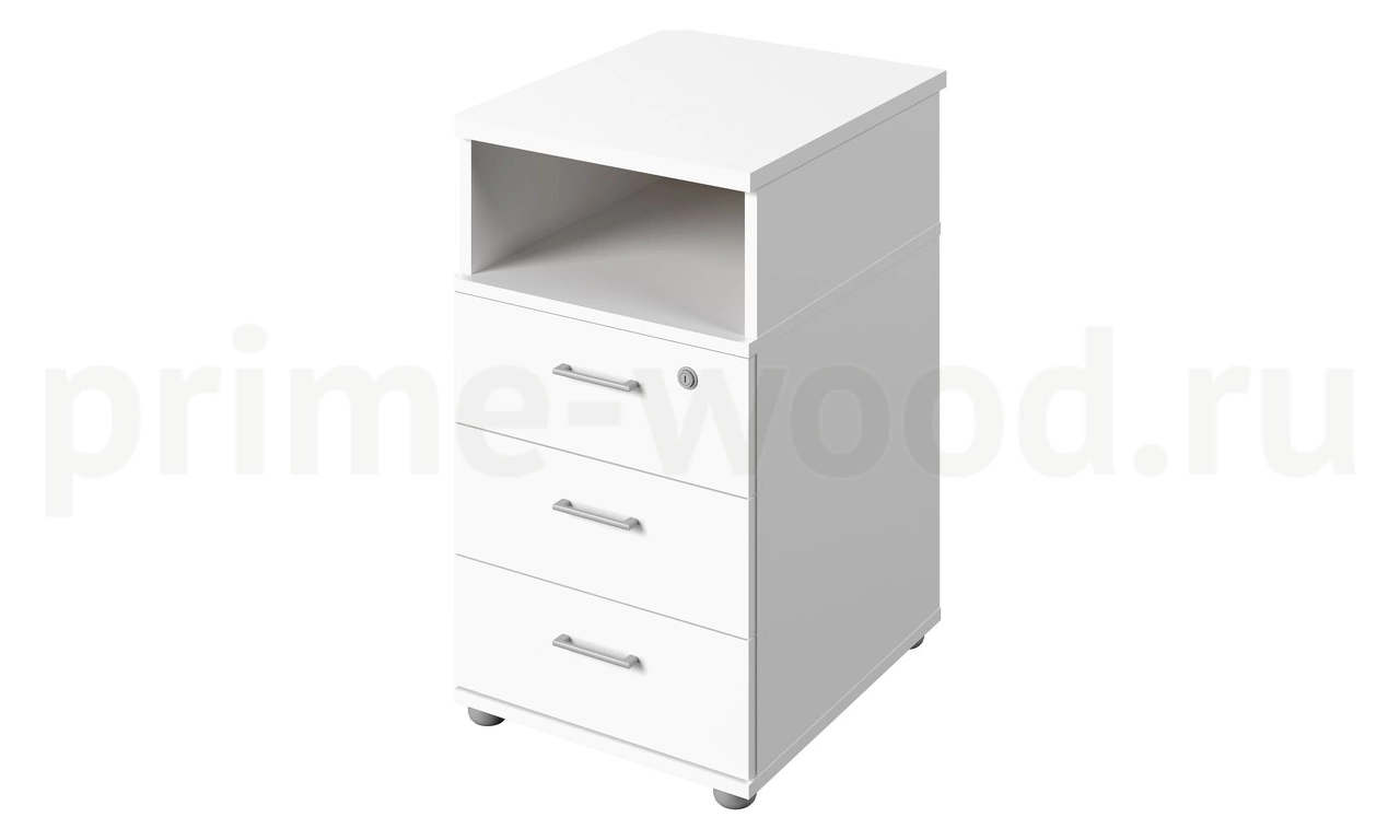 Тумба приставная с 3 ящиками Public Comfort 43x52x74 арт. С-232 - фото 0