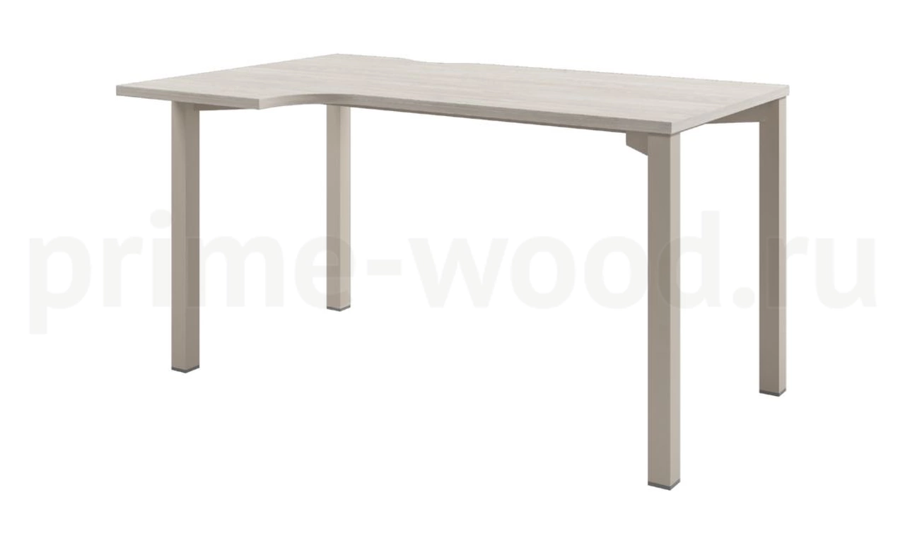 Стол на металлокаркасе Solution 140x70x75 арт. D-51 л - фото 2