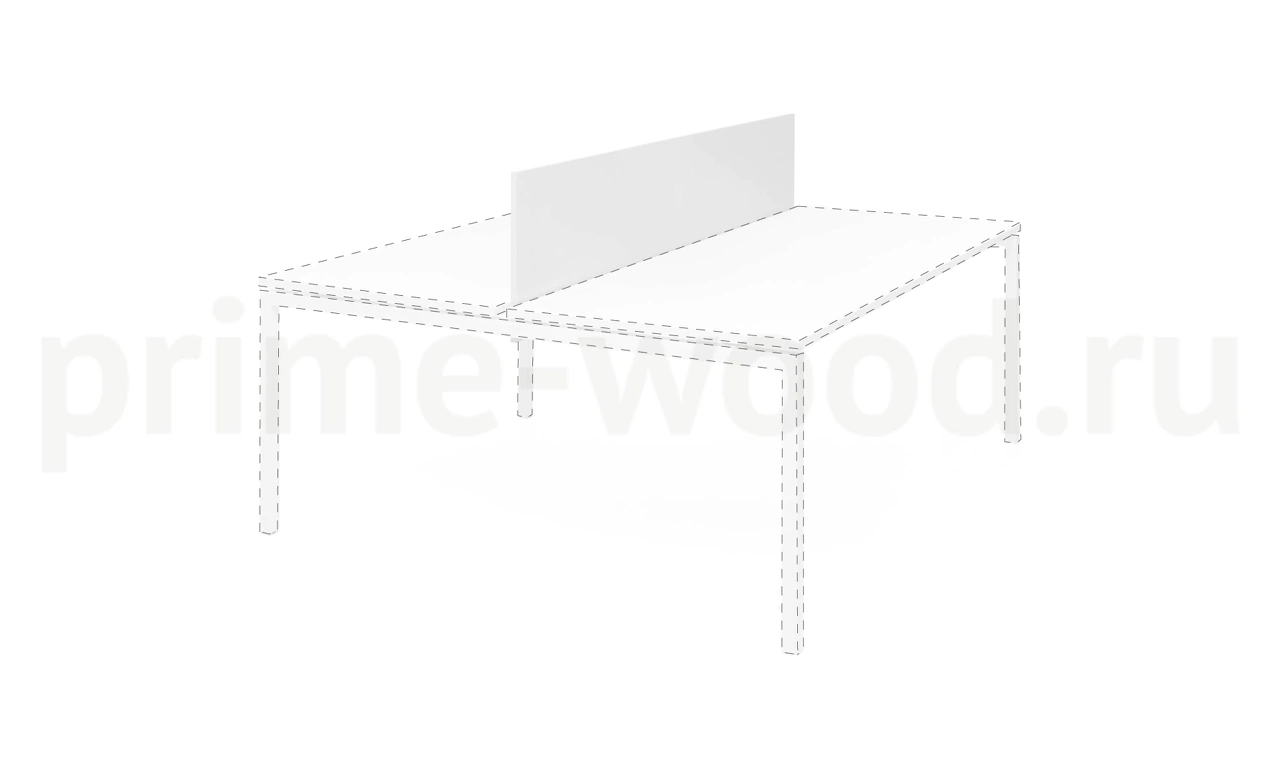 Экран ДСП 160 бенч Tour Light 147x2x46 - фото 0