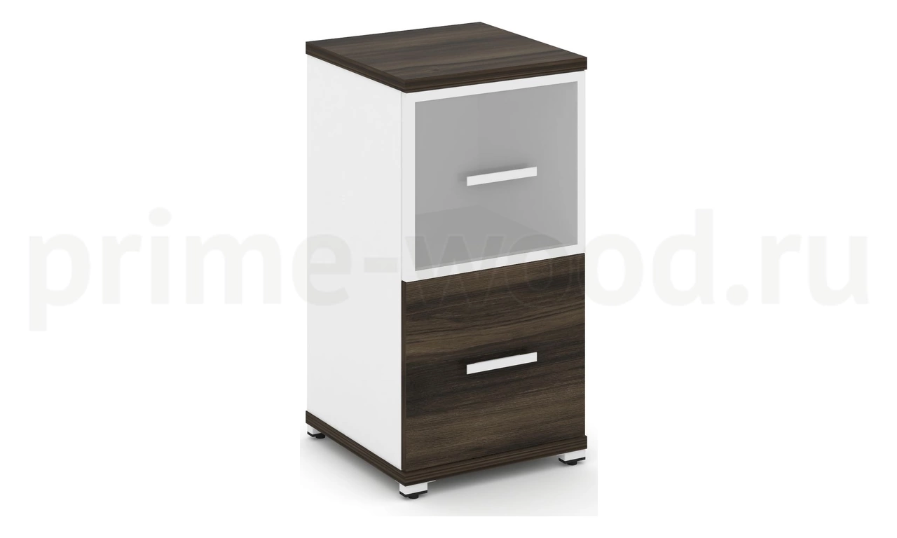 Шкаф одна узкая секция, 2 ниши CN.STU-212 RM B/W - фото 5