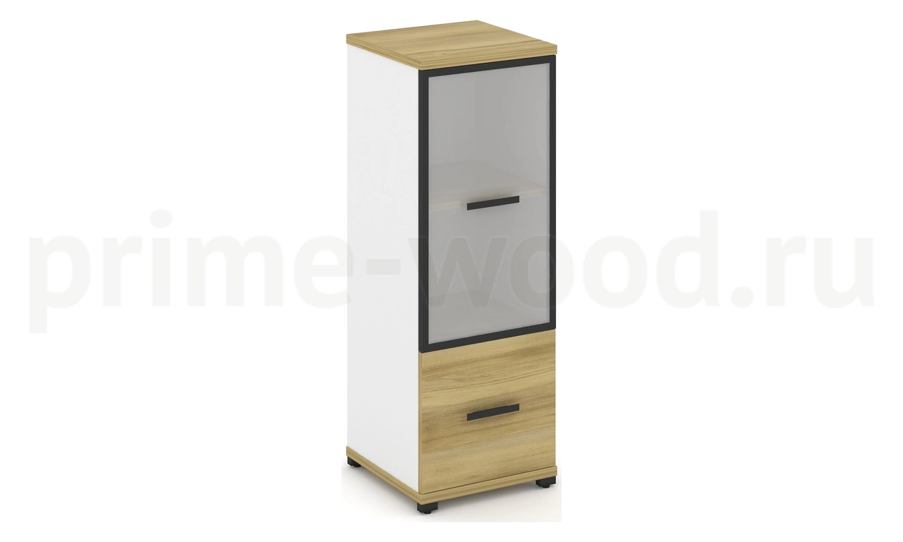 Шкаф одна узкая секция, 3 ниши CN.STU-312 RM B/W - фото 1