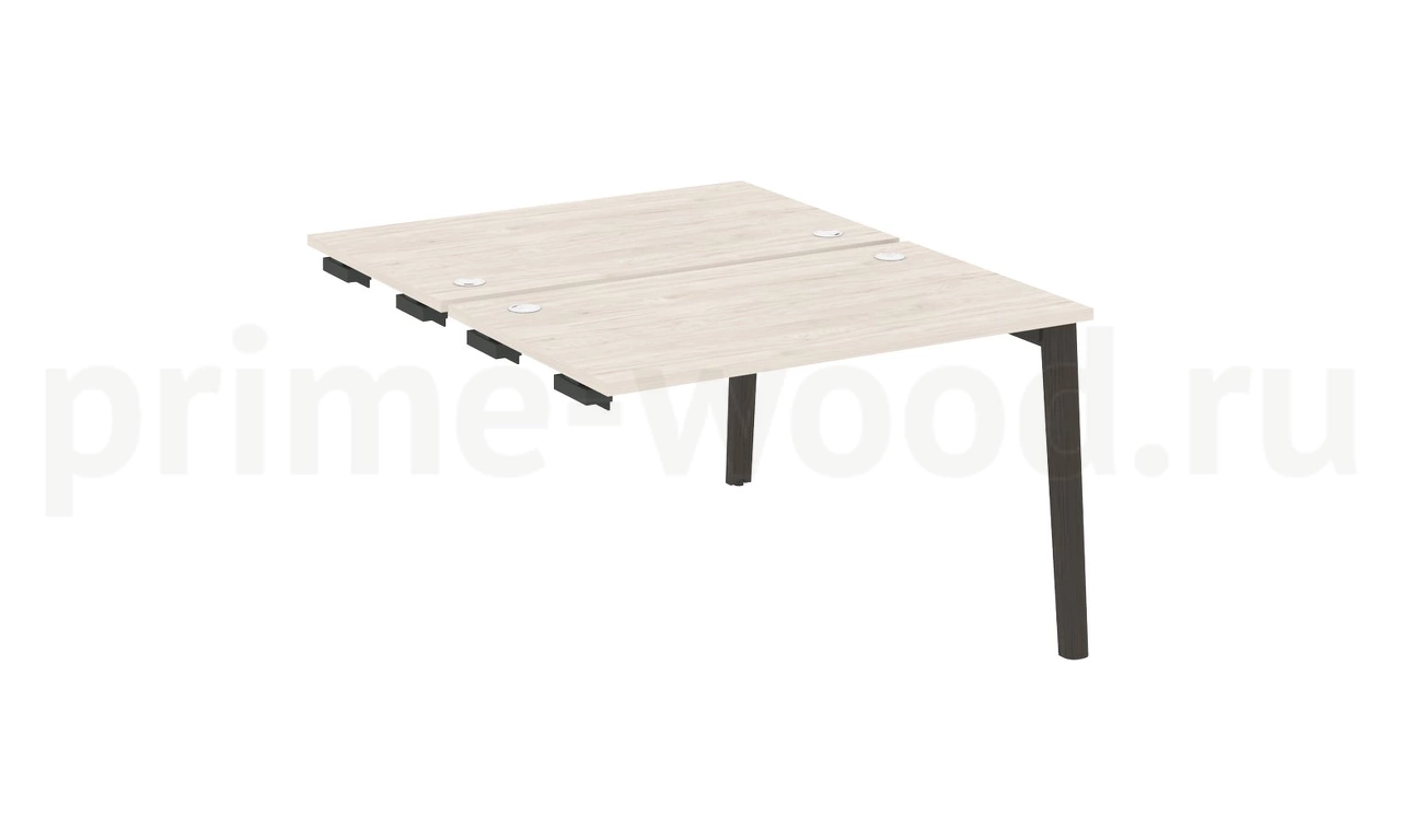 Стол-приставка двойной к опорным элементам, опоры - массив дерева ONIX WOOD 118x148x75 - фото 4