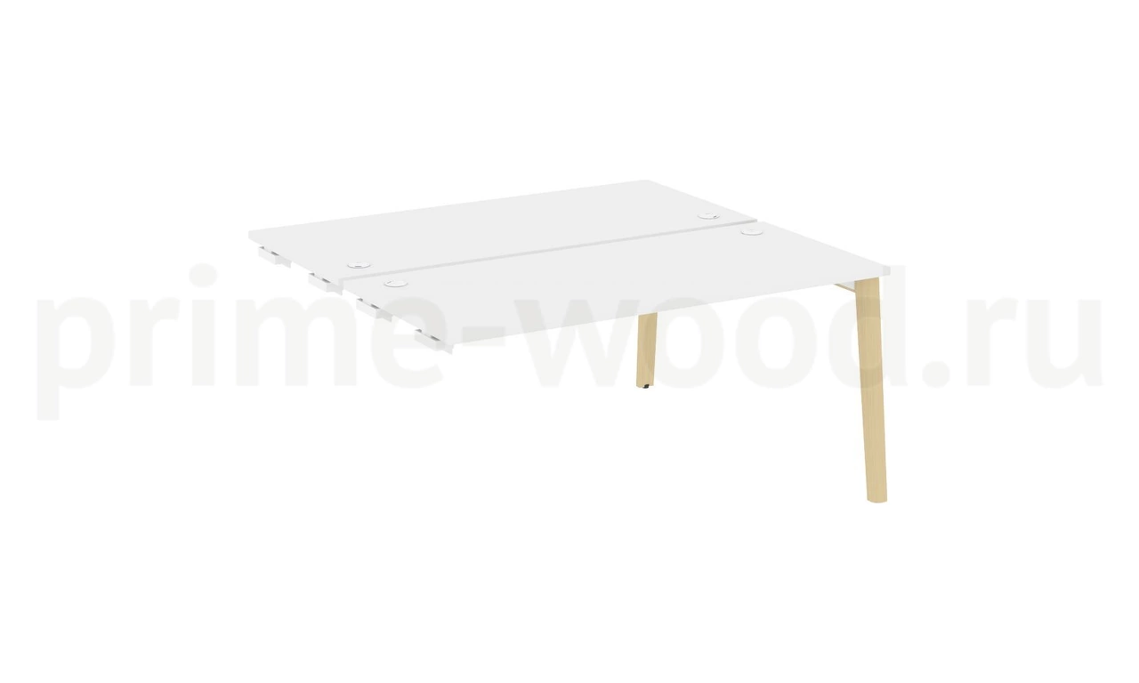 Стол-приставка двойной к опорным элементам, опоры - массив дерева ONIX WOOD 158x148x75 - фото 7