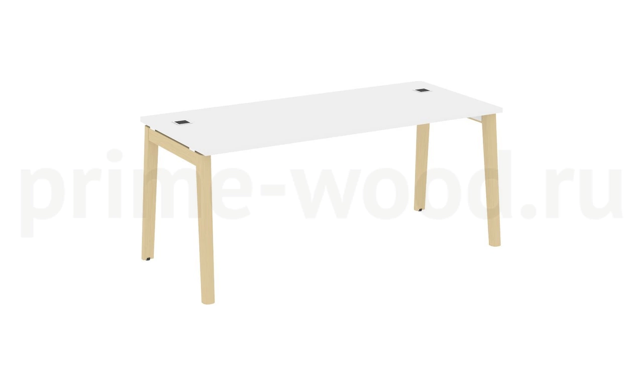 Стол рабочий руководителя, опоры - массив дерева ONIX WOOD DIRECT 178x80x75 - фото 8