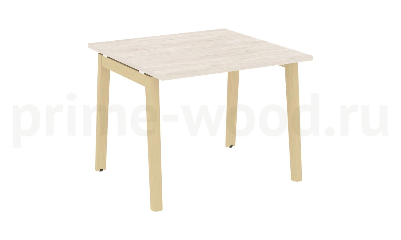 Стол переговорный (1 столешница), опоры - массив дерева ONIX WOOD 98x98x75 - фото 5