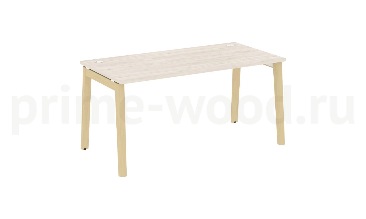 Стол письменный, опоры - массив дерева ONIX WOOD 158x80x75 - фото 5