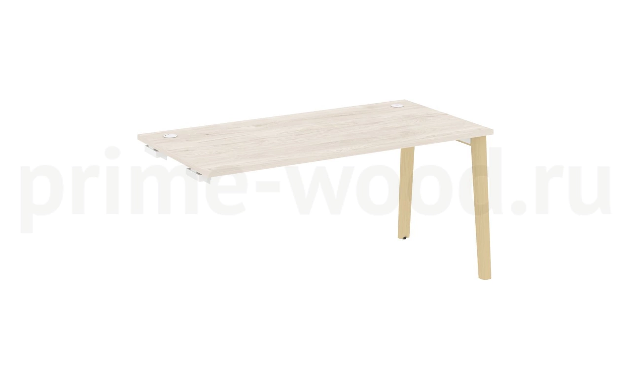Стол-приставка к опорным элементам, опоры - массив дерева ONIX WOOD 158x80x75 - фото 5