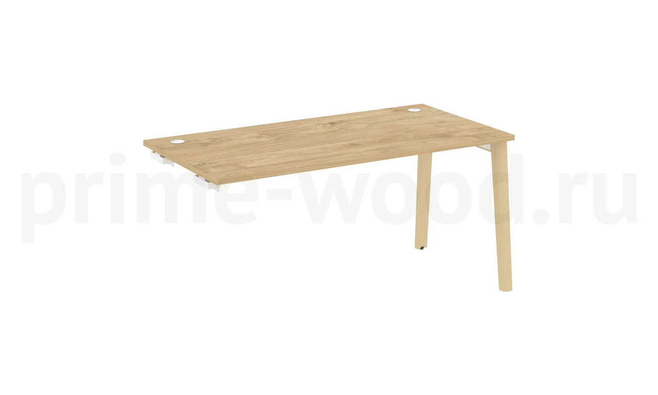 Стол-приставка к опорным элементам, опоры - массив дерева ONIX WOOD 158x80x75 - фото 9